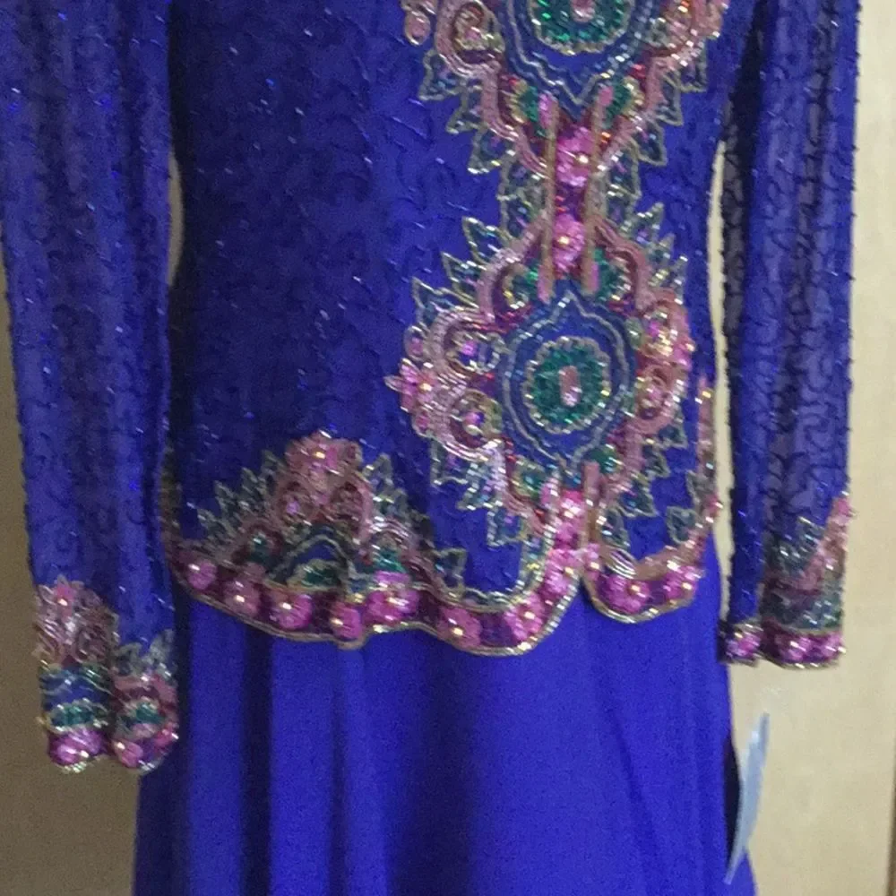 Vintage Collection Adriana papell beaded dress - Picture 5 of 8
